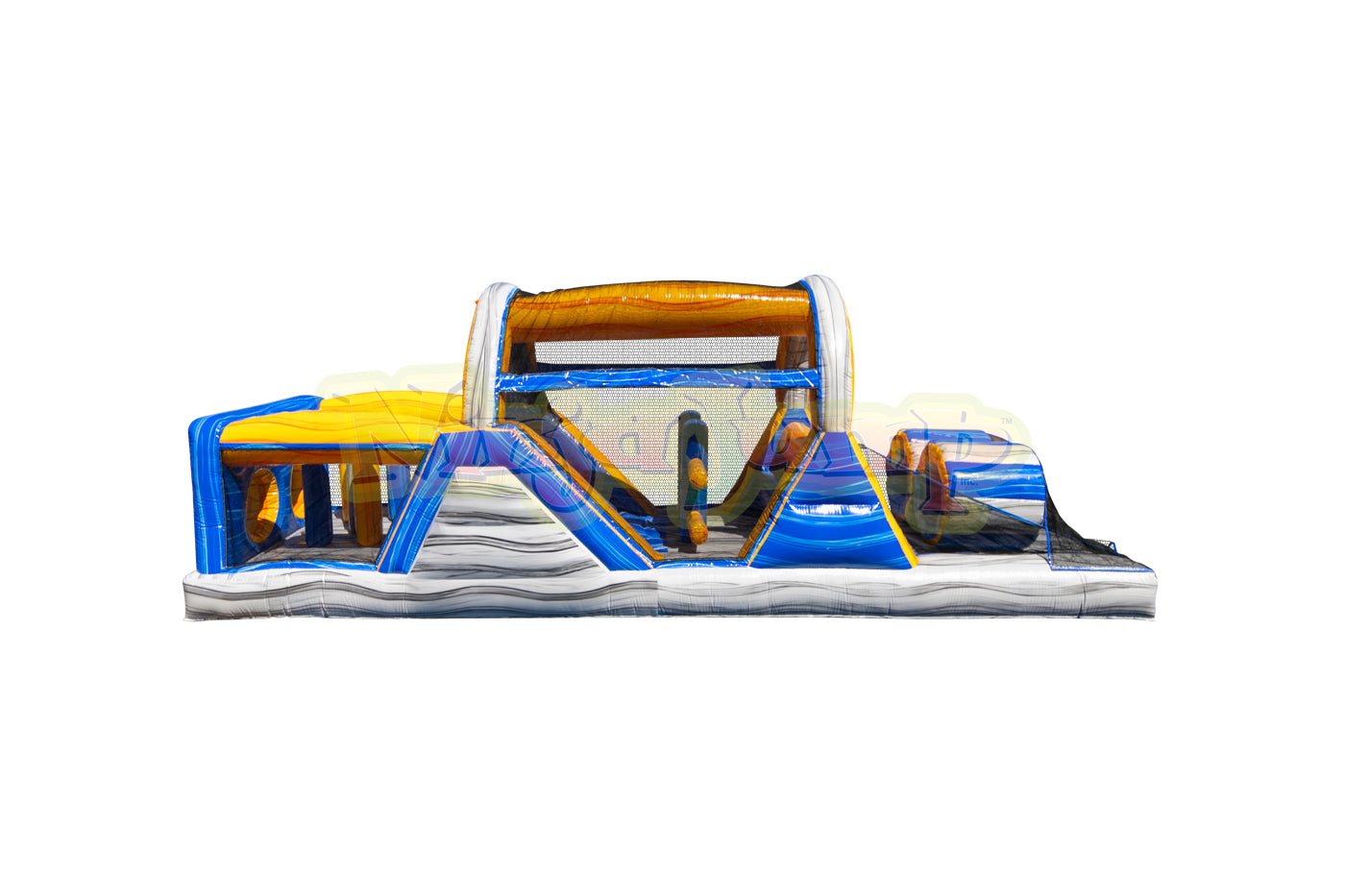 Ninja-Jump-40' Backyard Obstacle Challenge Orange Crush-BB2344