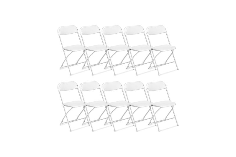 Plastic Chair Adult White (10 pc. pack)-BB1940