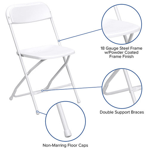 Pallet of Plastic Folding Chair-Adult (200 chairs)