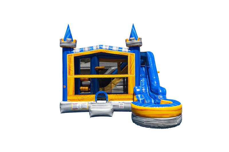 Orange Crush Module Combo 7 Inflated Pool-7C2443