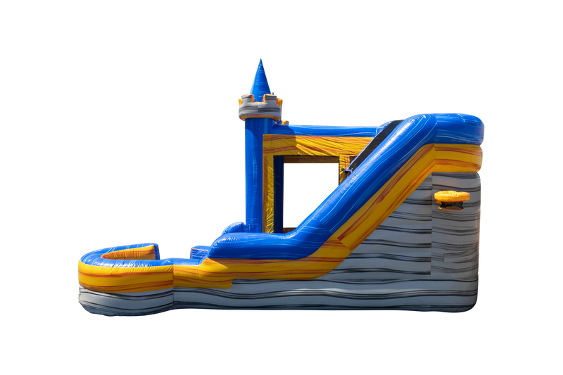 Orange Crush Module Combo 7 Inflated Pool-7C2443