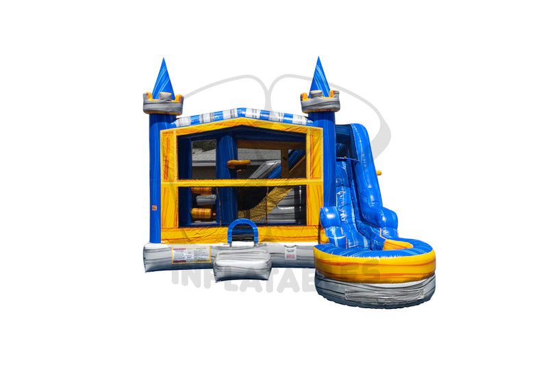 Orange Crush Module Combo 7 Inflated Pool-7C2443