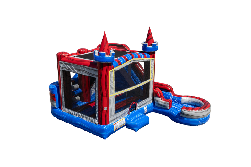 Castle Tower Module Combo 7 Inflated Pool-7C2444