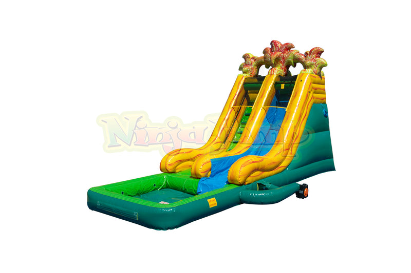 Volcano N' Fire Slide with Detachable Pool-BB1600