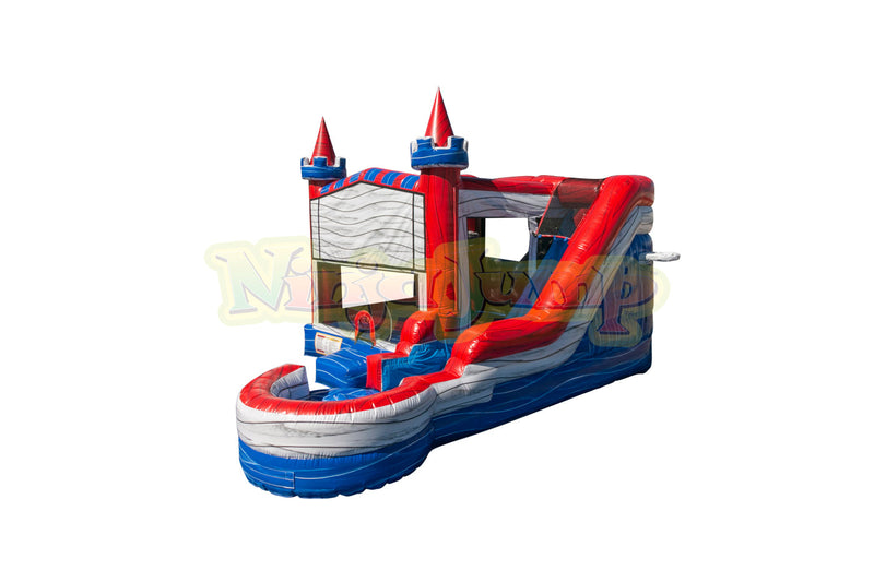 Castle Tower Module Combo 7 Inflated Pool-BB2342-TX
