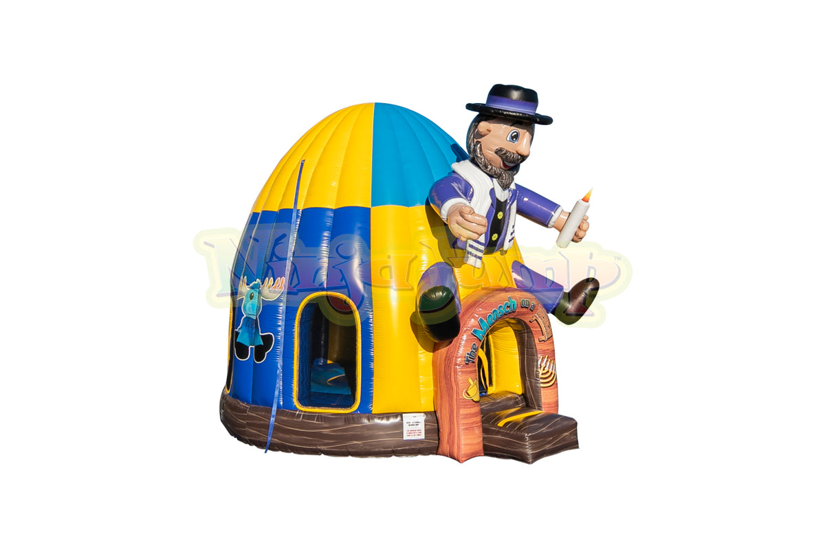 Ninja-Jump-Mensch on a Bench-BB2383
