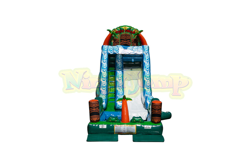 Tiki Falls Slide with Detachable Pool-BB1594