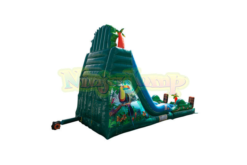 Tiki Falls Slide with Detachable Pool-BB1594
