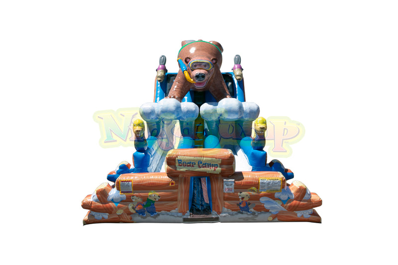 Bear Camp (Double Lane Water Slide with Pools)-BB1596