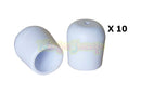 Plastic Chair Cap White (10 pc. pack)-BB1945
