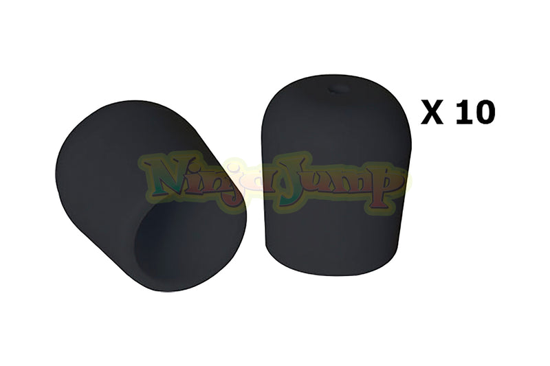 Plastic Chair Cap Black (10 pc. pack)-BB1946