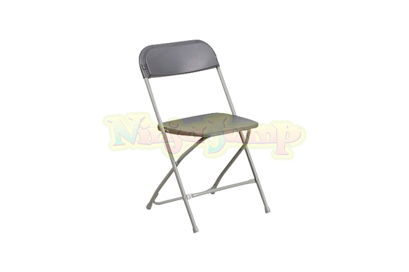 Plastic Chair Adult Gray (10 pc. pack)-BB1950-TX