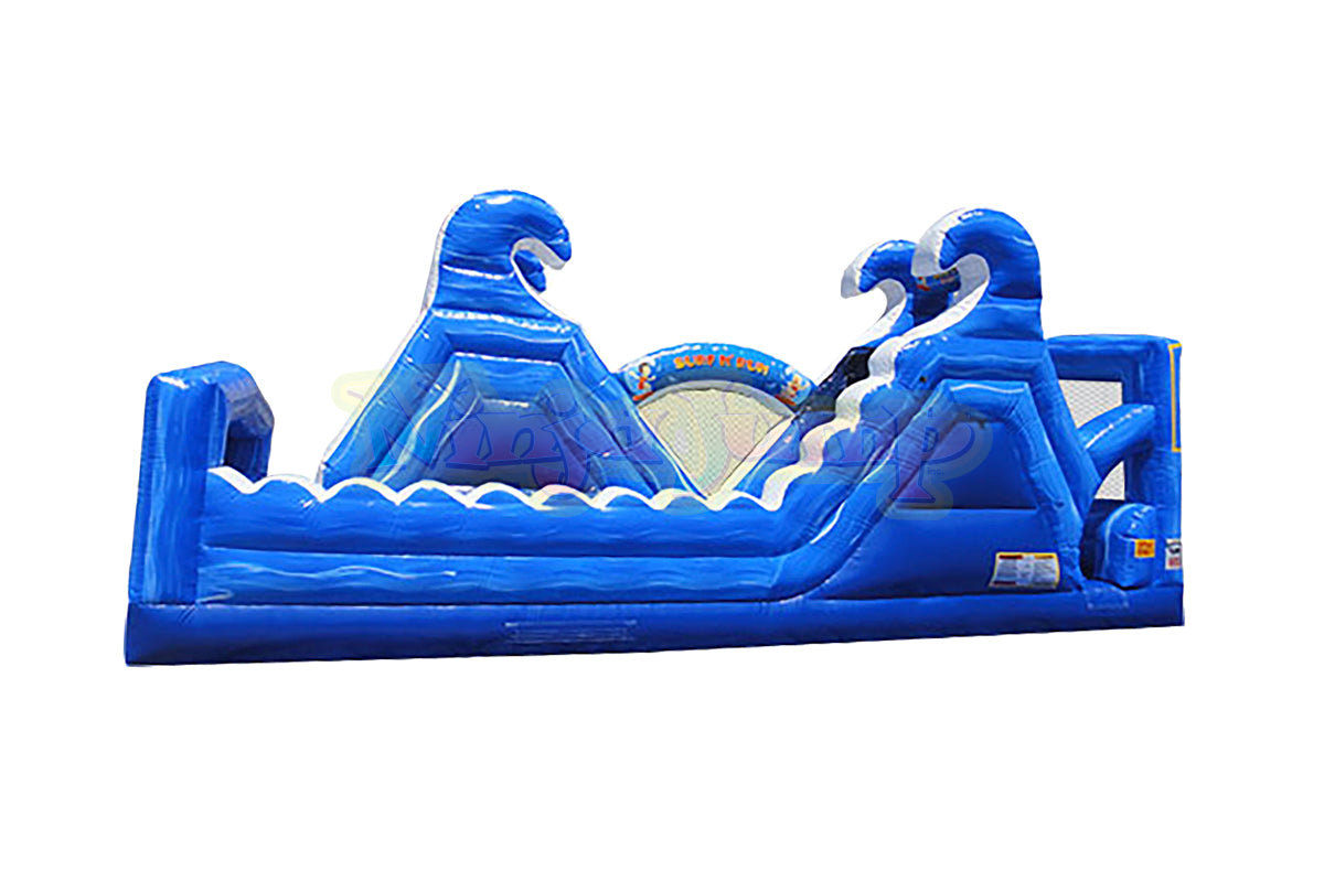 NinjaJumpSurfN'−Run−Water Slide (180 Degree Double Slide)BB2056