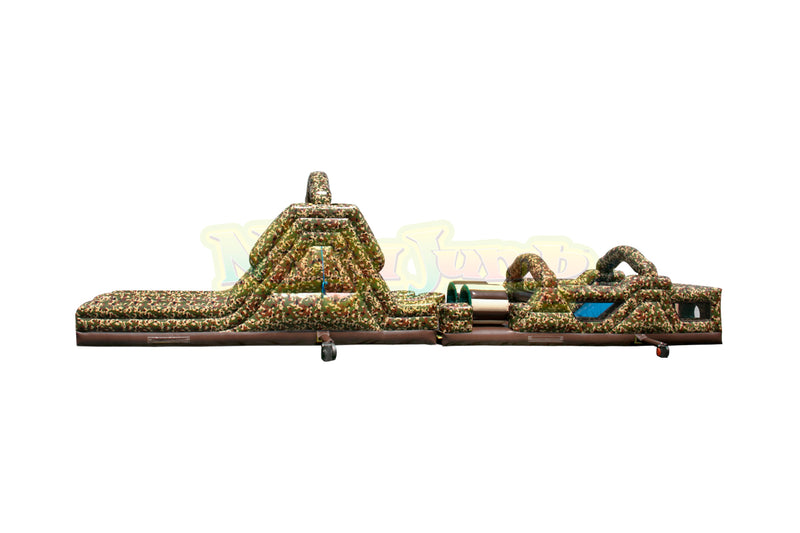 70' Obstacle Course (Miltary Monster Obstacle Course & Military Monster Dry Slide)-BB2239