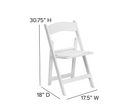 Pallet of Resin Folding Chair-Adult (100 chairs)